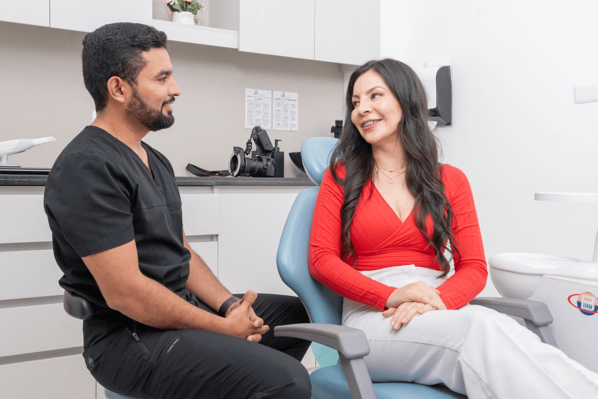 Doctor y paciente en consulta